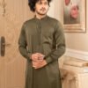 Men’s Dark Olive Panjabi